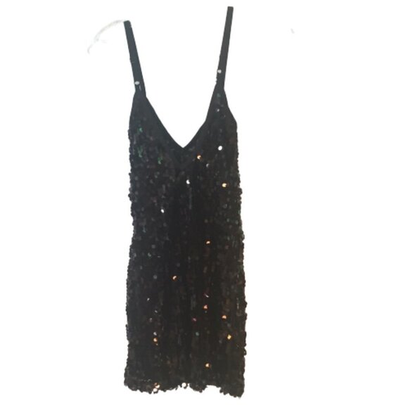KLD Signature Black Sequin Tank - Picture 1 of 5